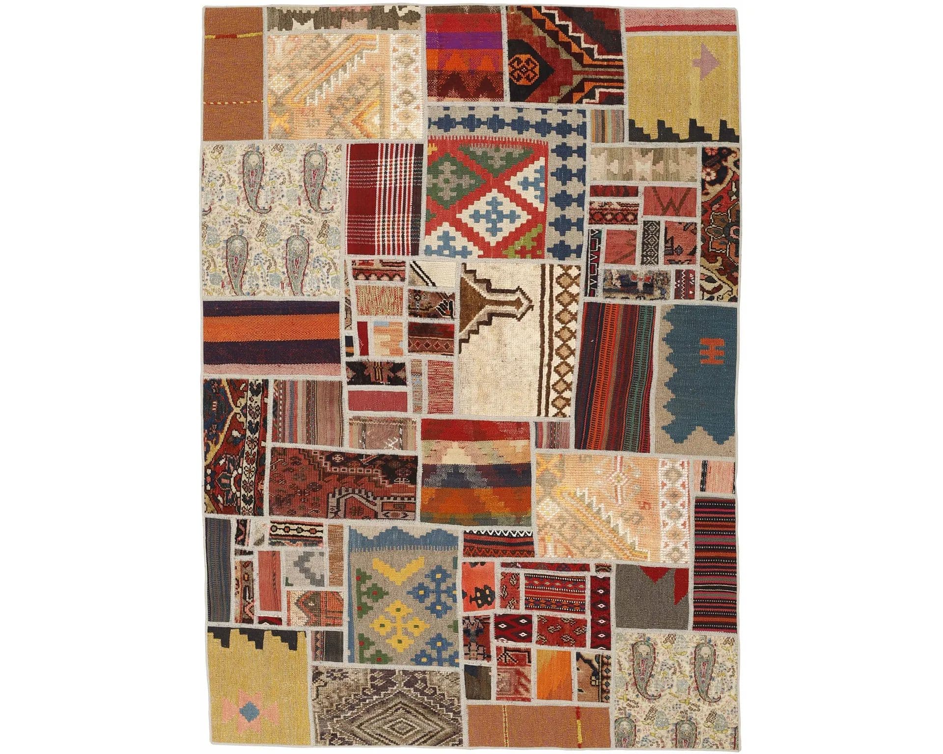 Rezas orientalisk x Tekkeh Kelim matta 140 x 200 cm