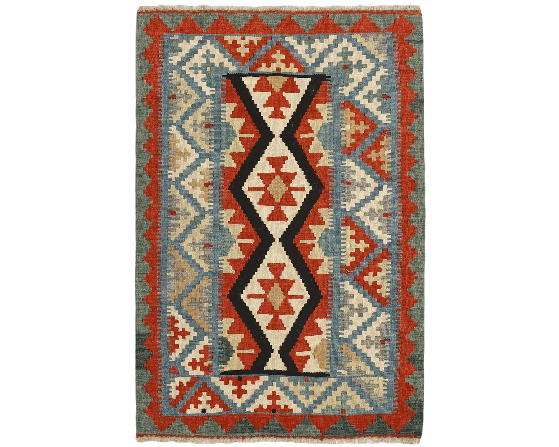 Rezas orientalisk x Kelim matta 120 x 176 cm