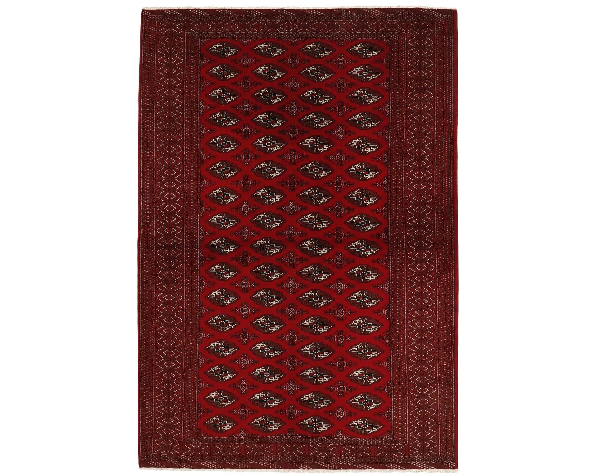 Torkaman orientalisk matta röd 204 x 295 cm