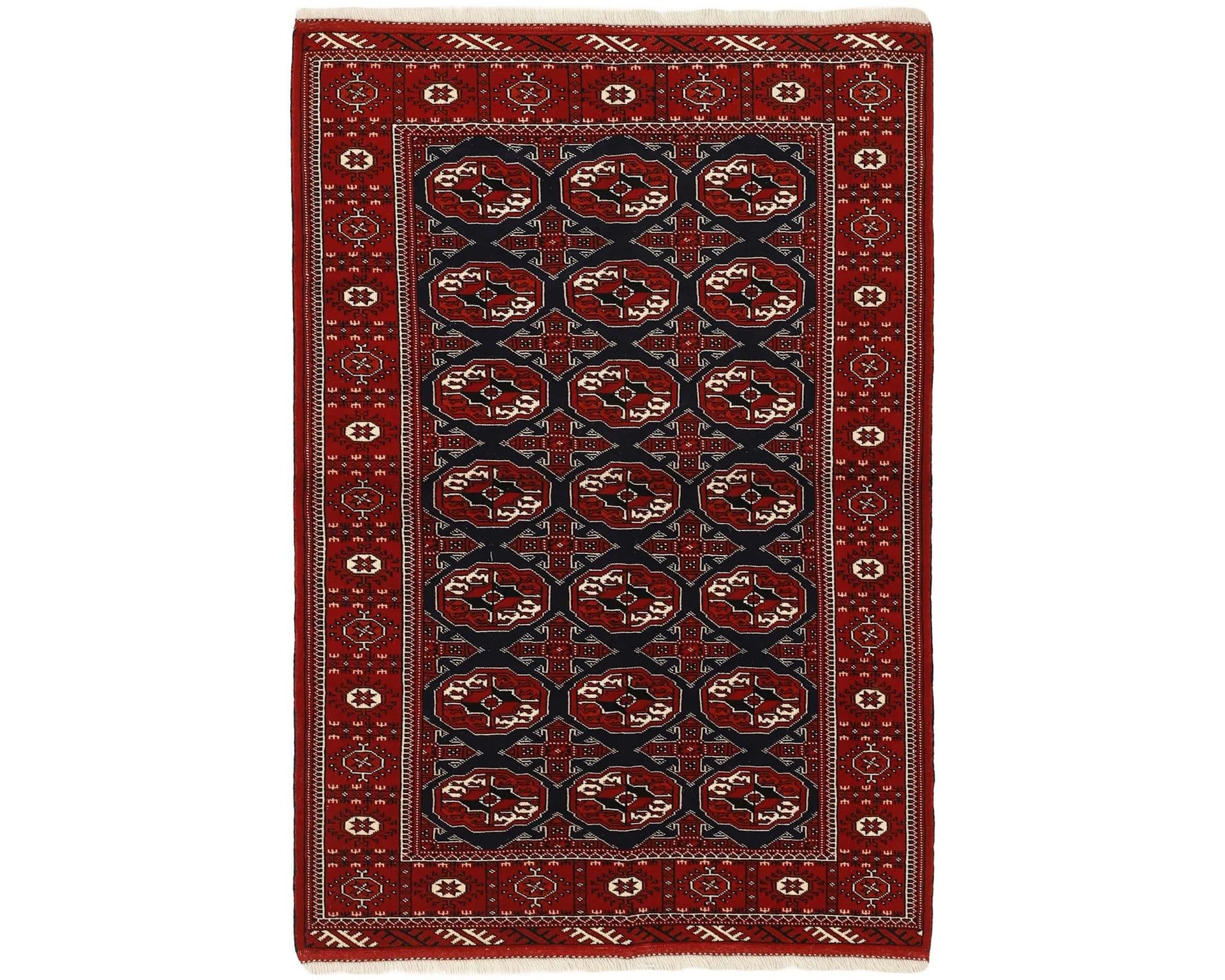 Torkaman orientalisk matta röd 132 x 198 cm