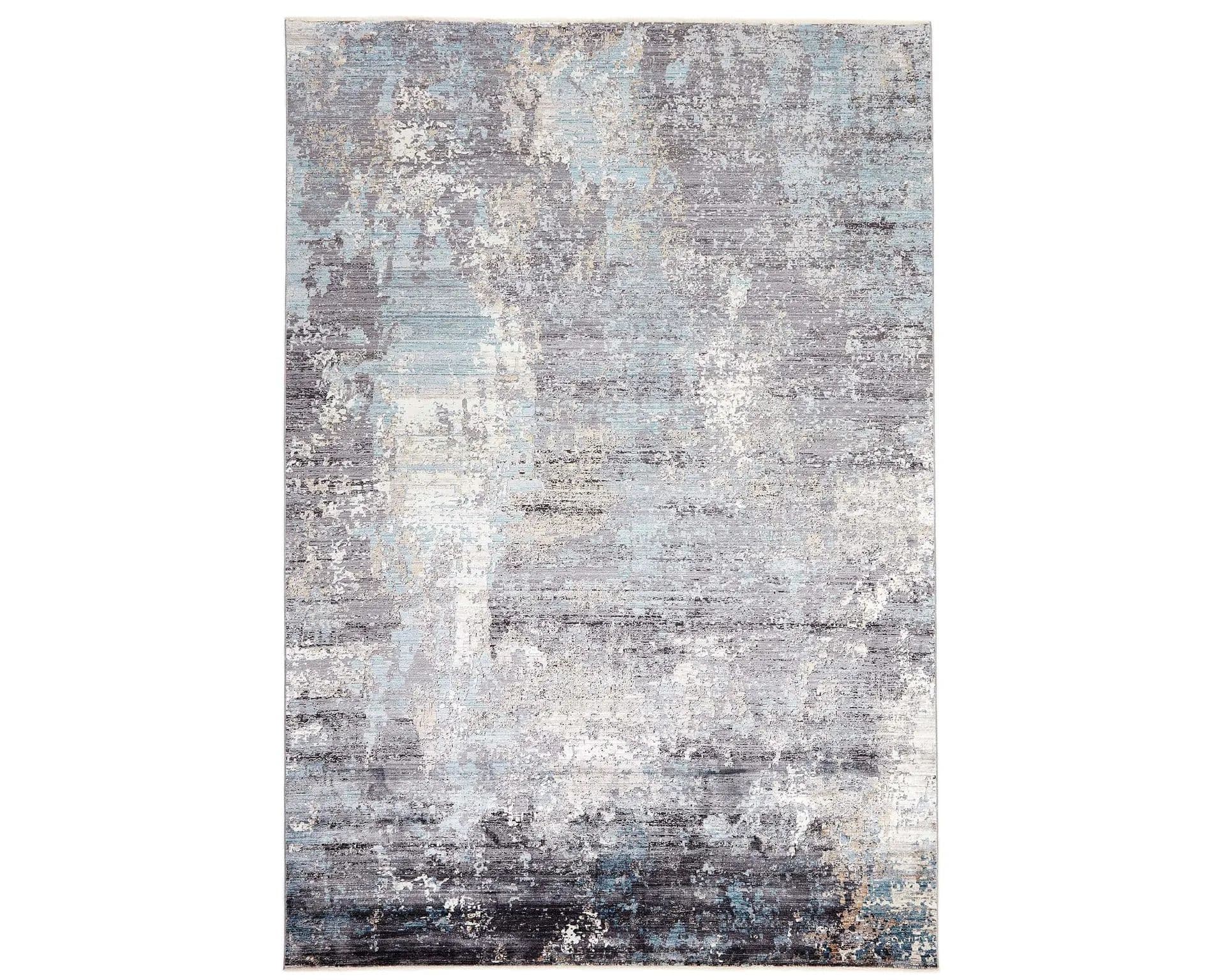 Rezas Abstract matta grå 200 x 300 cm