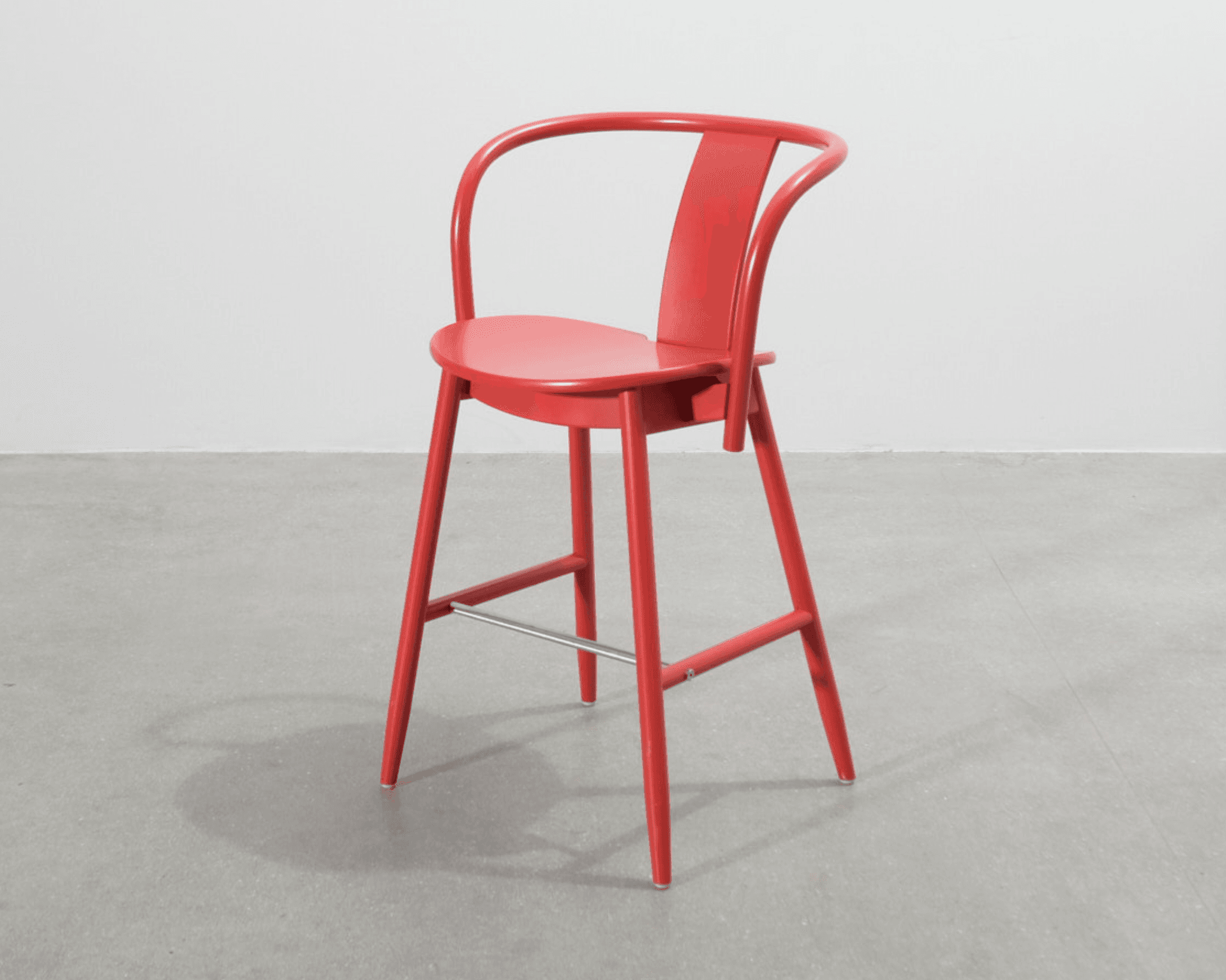 Massproductions Icha barstol röd 65 cm