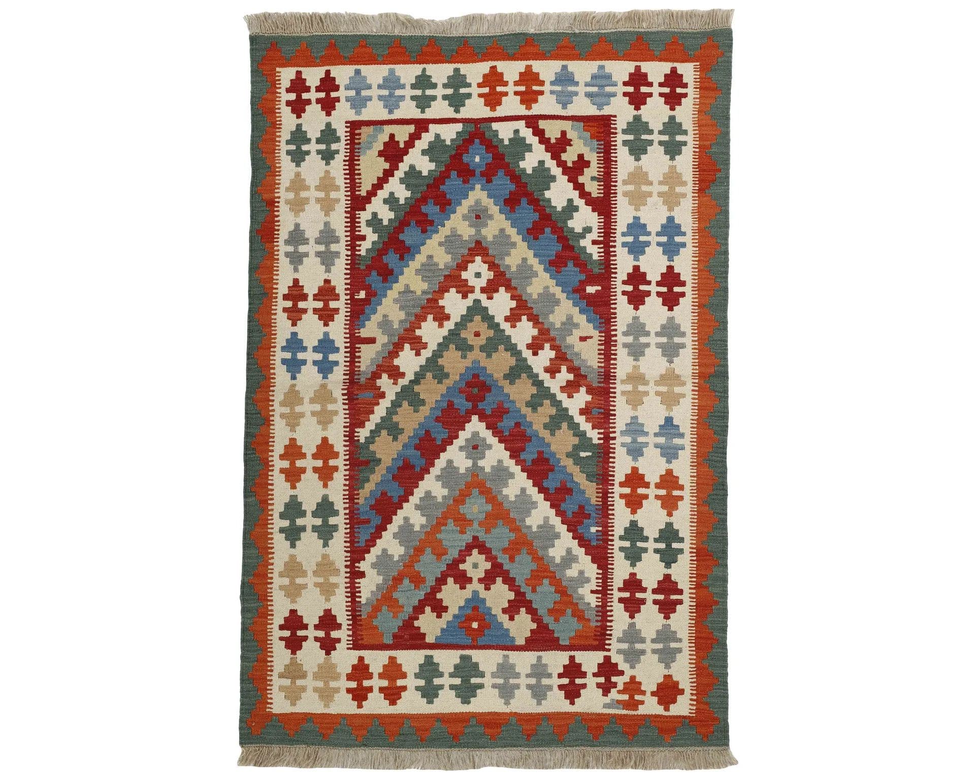 Rezas orientalisk x Kelim matta 119 x 180 cm