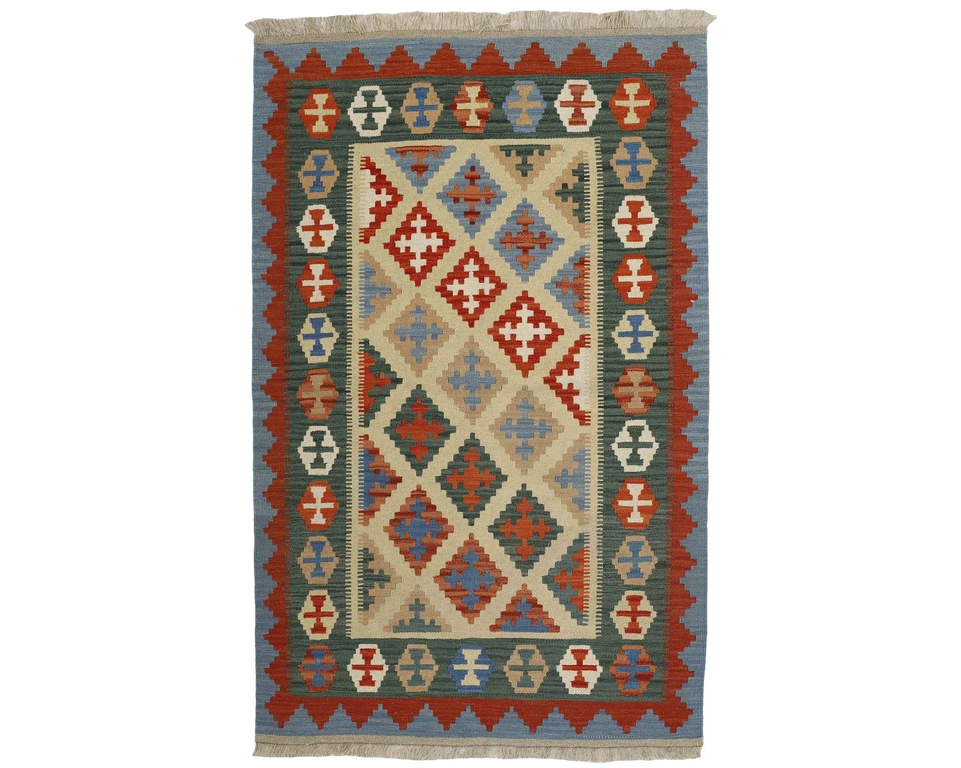 Rezas orientalisk x Kelim matta 121 x 190 cm