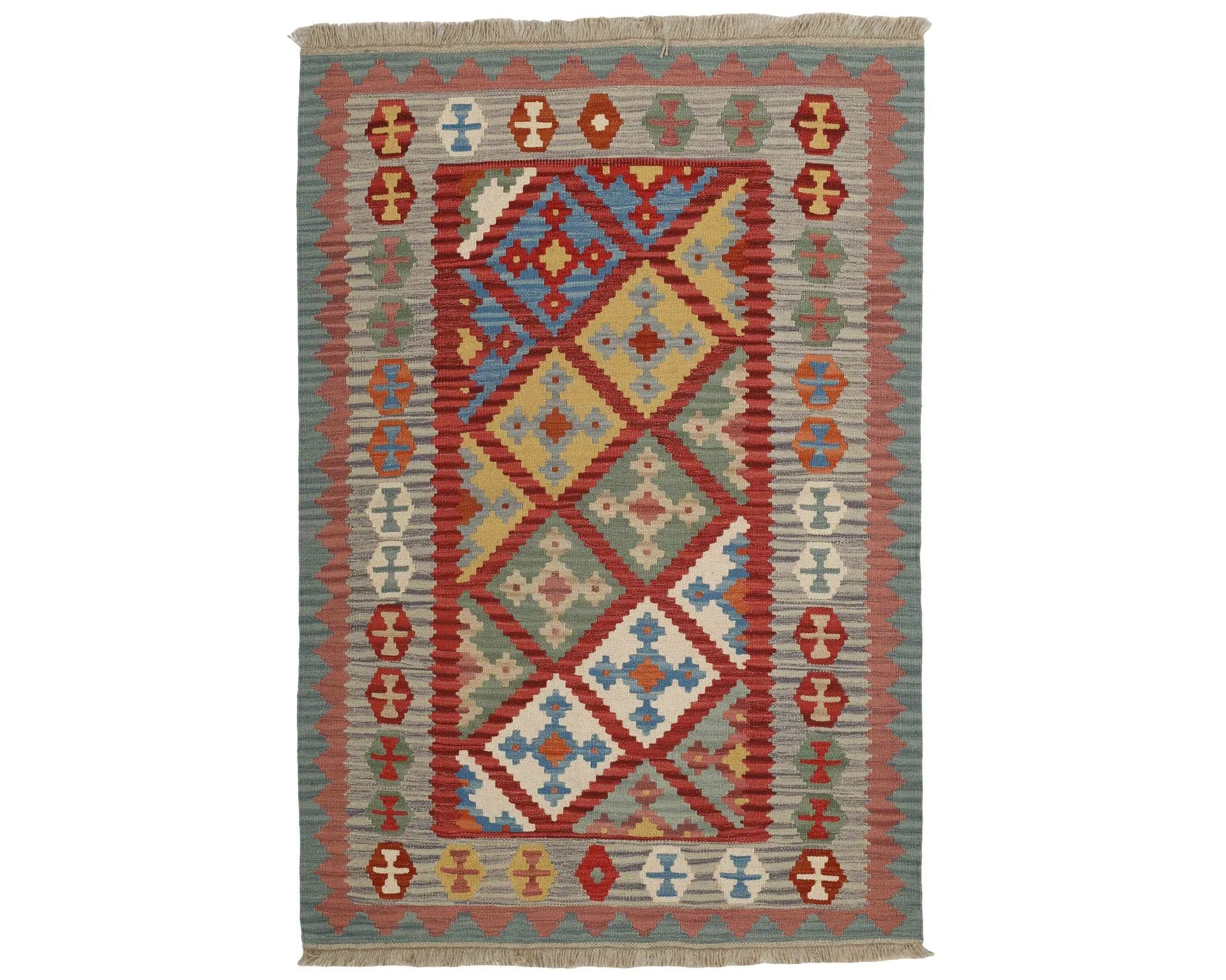 Rezas orientalisk x Kelim matta 126 x 185 cm