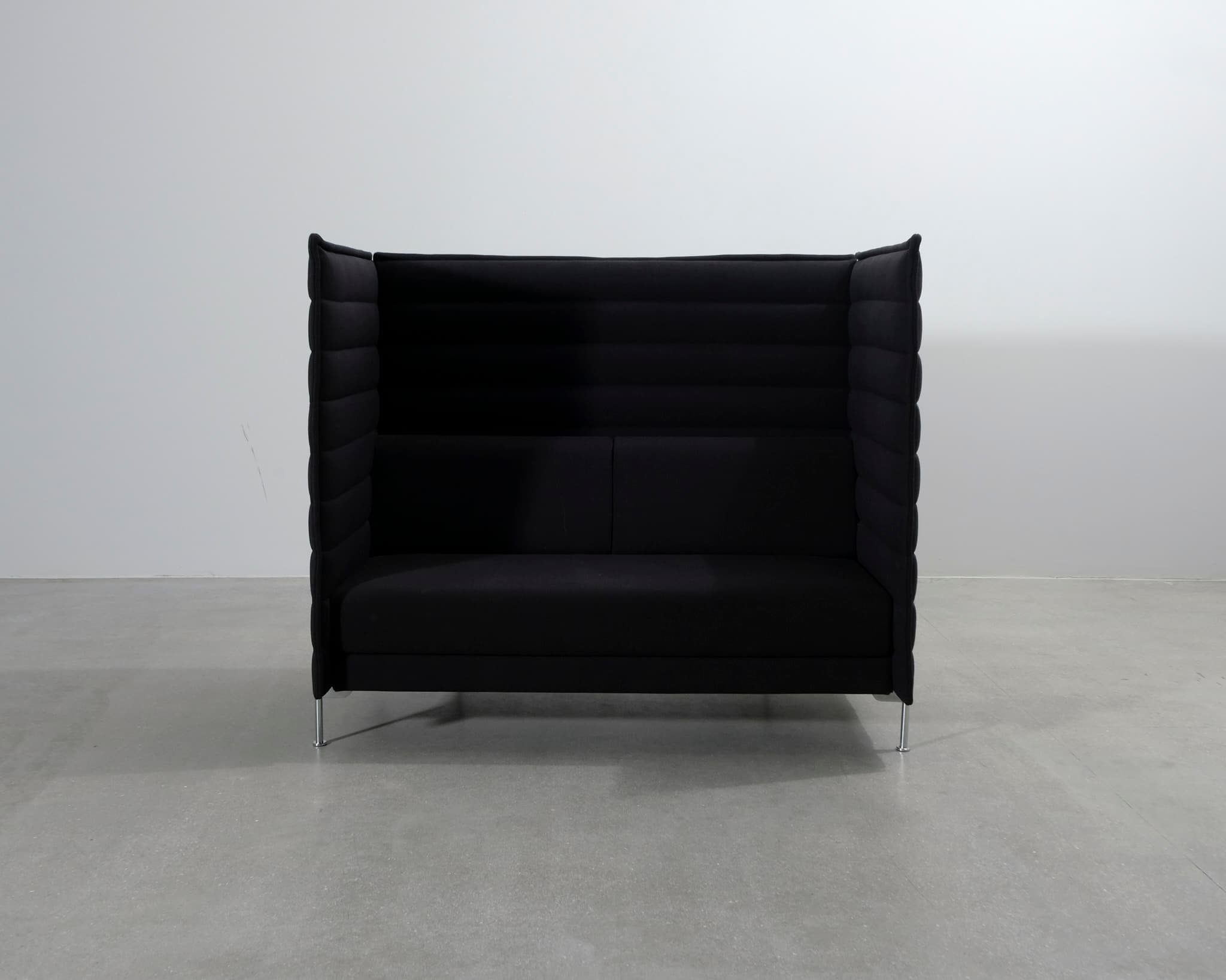Vitra Alcove Highback 2-sits akustiksoffa svart