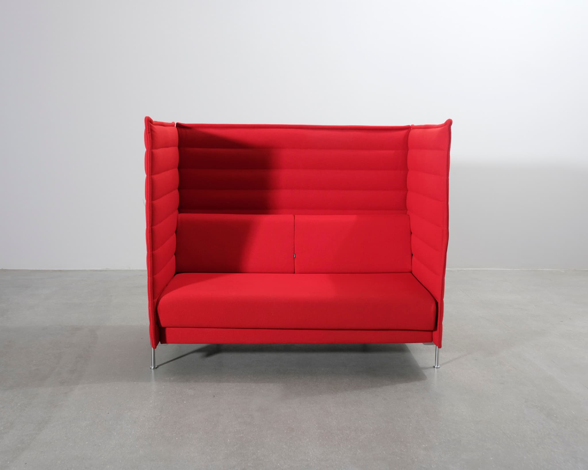 Vitra Alcove Highback 2-sits akustiksoffa röd