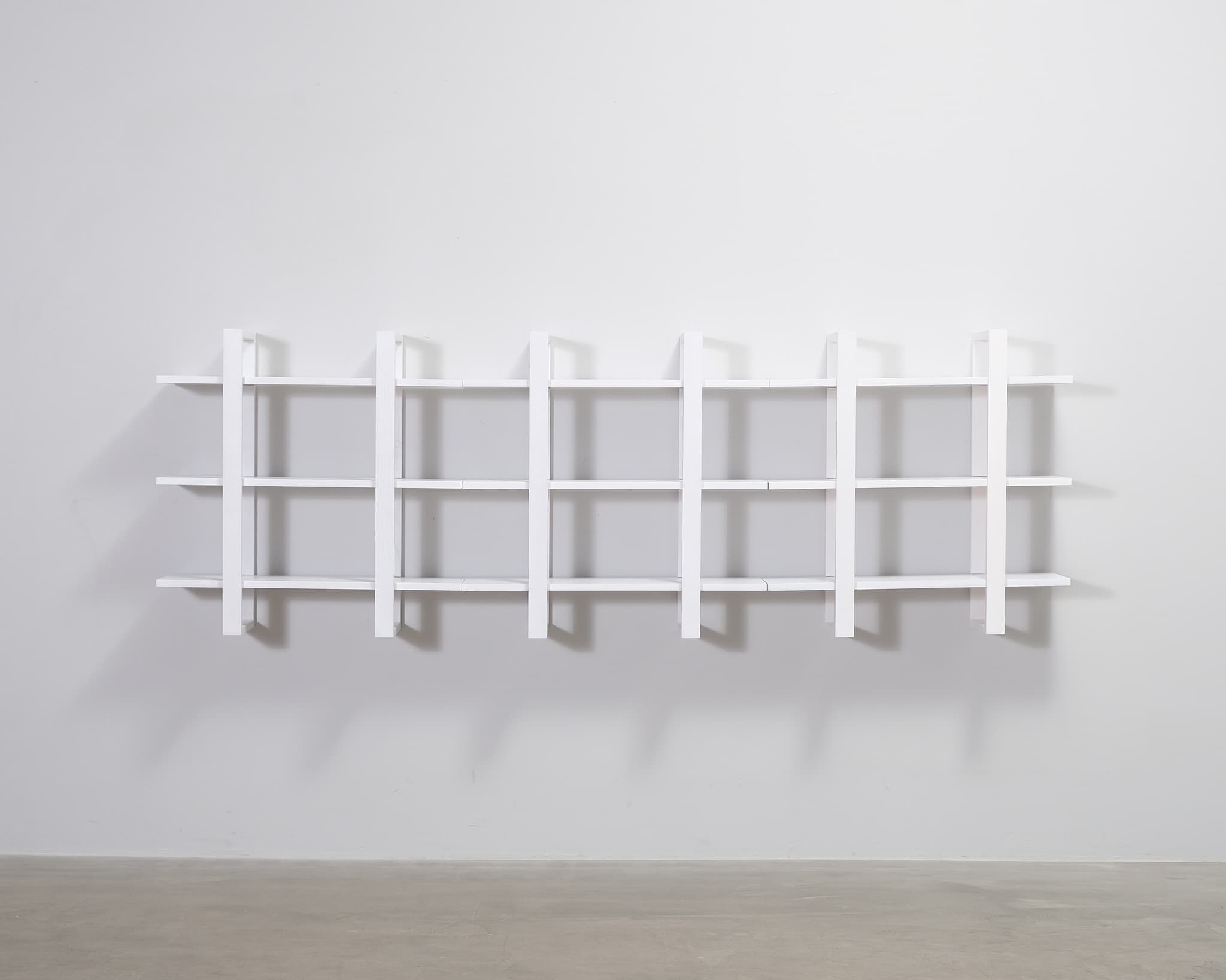 Burrow Index vägghylla 3-delad vit