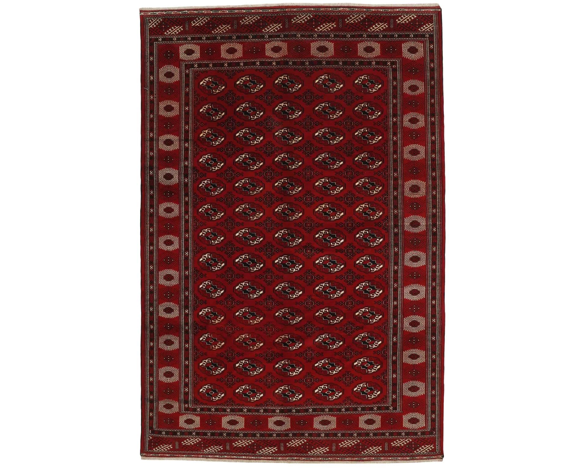 Torkaman orientalisk matta röd 249 x 380 cm