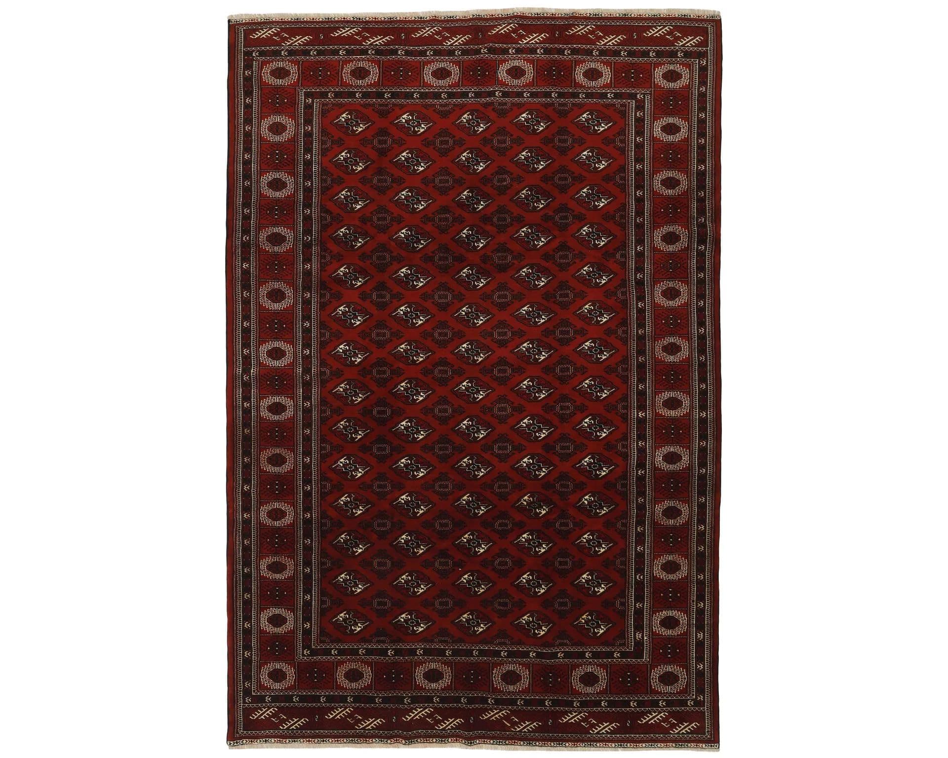 Torkaman orientalisk matta röd 257 x 378 cm