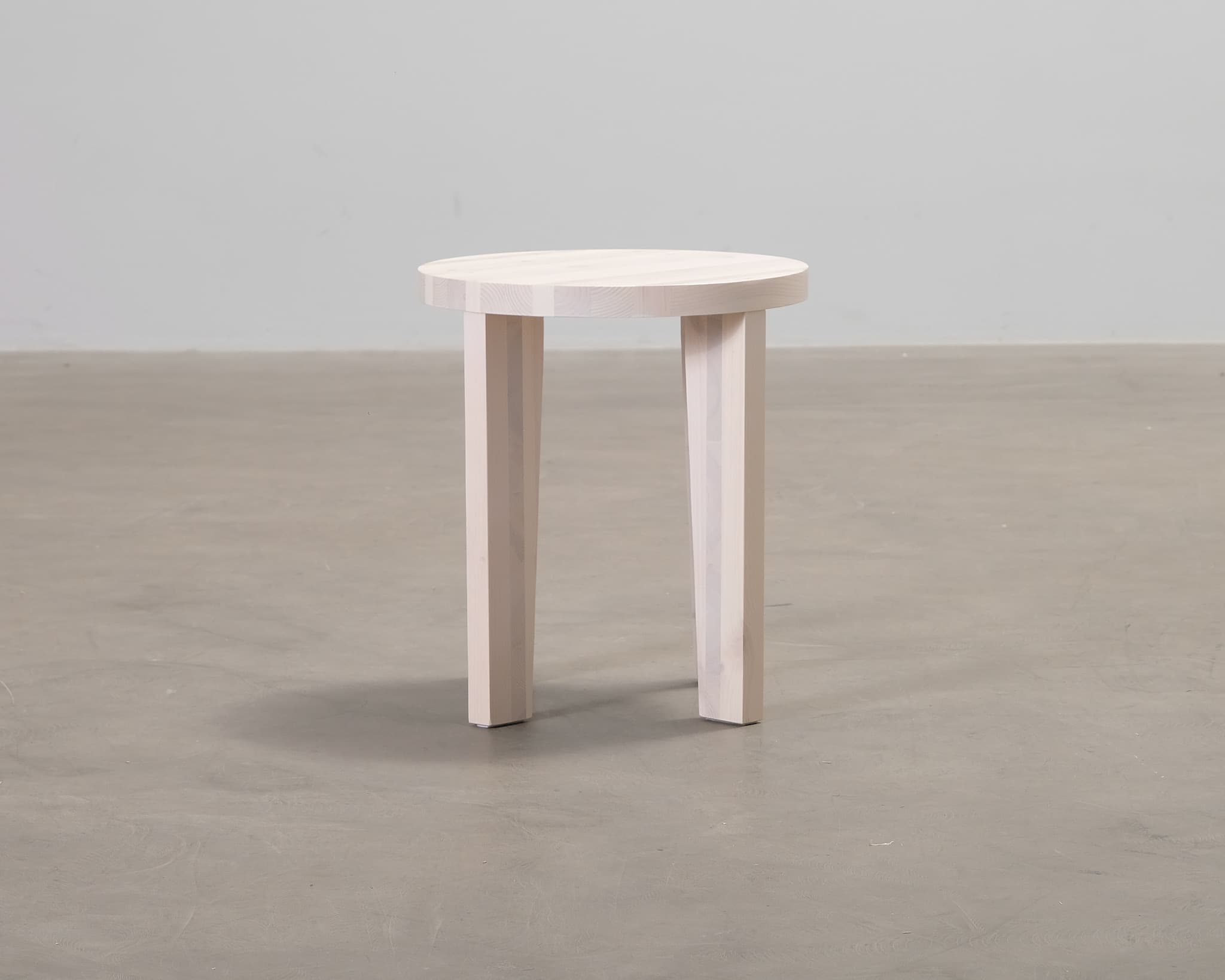 Witka Wood P’U stol vit