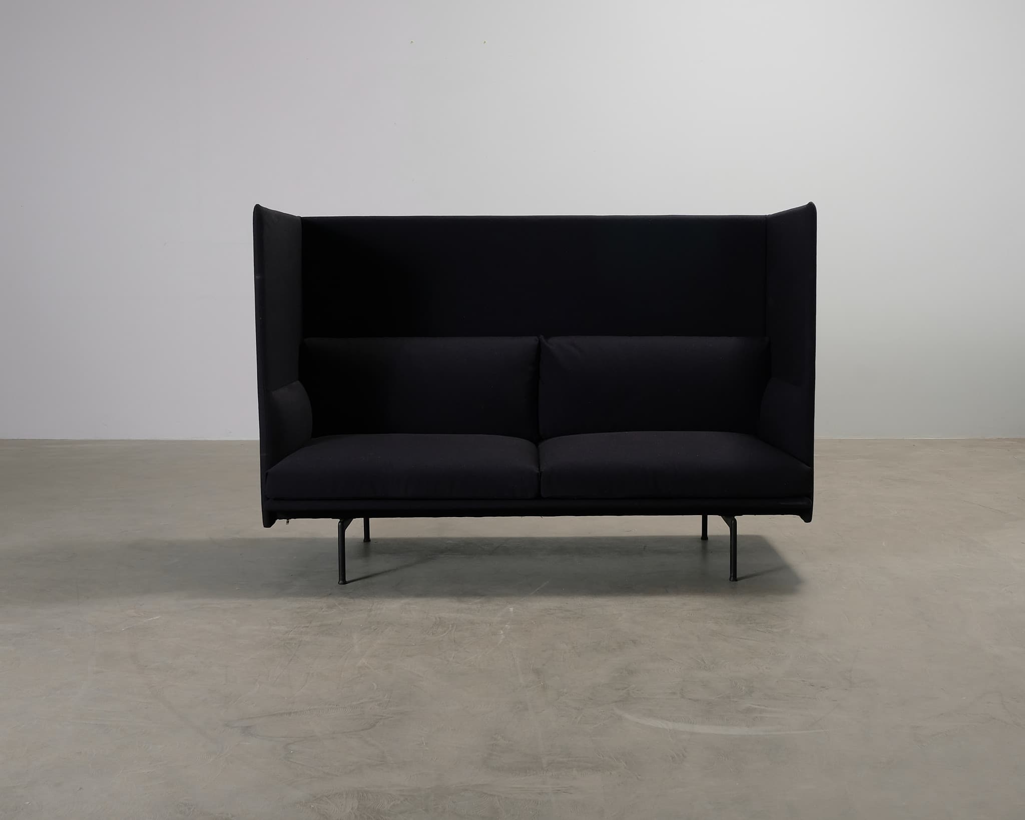 Muuto Outline Highback 2-sits soffa navy