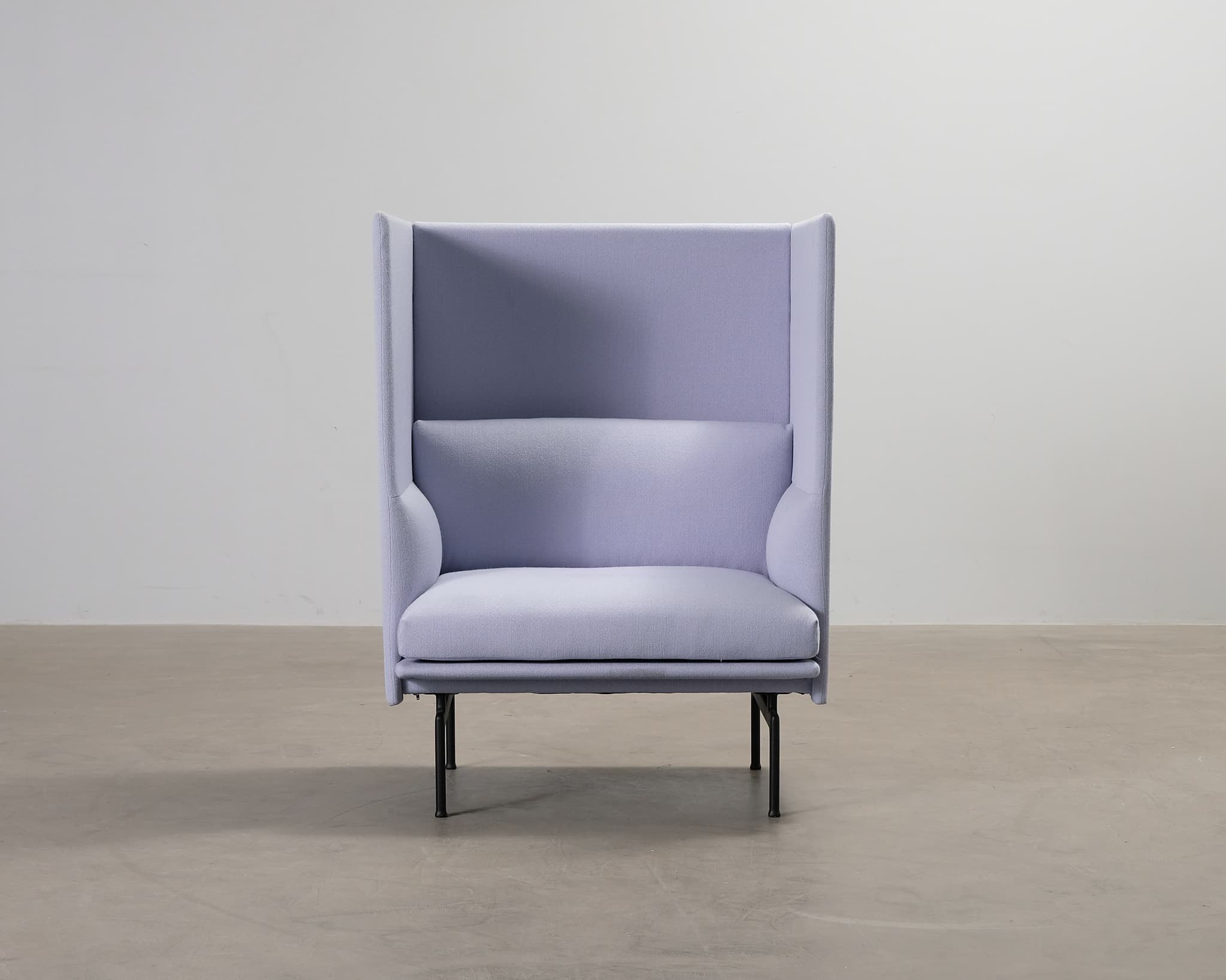 Muuto Outline Highback fåtölj lila
