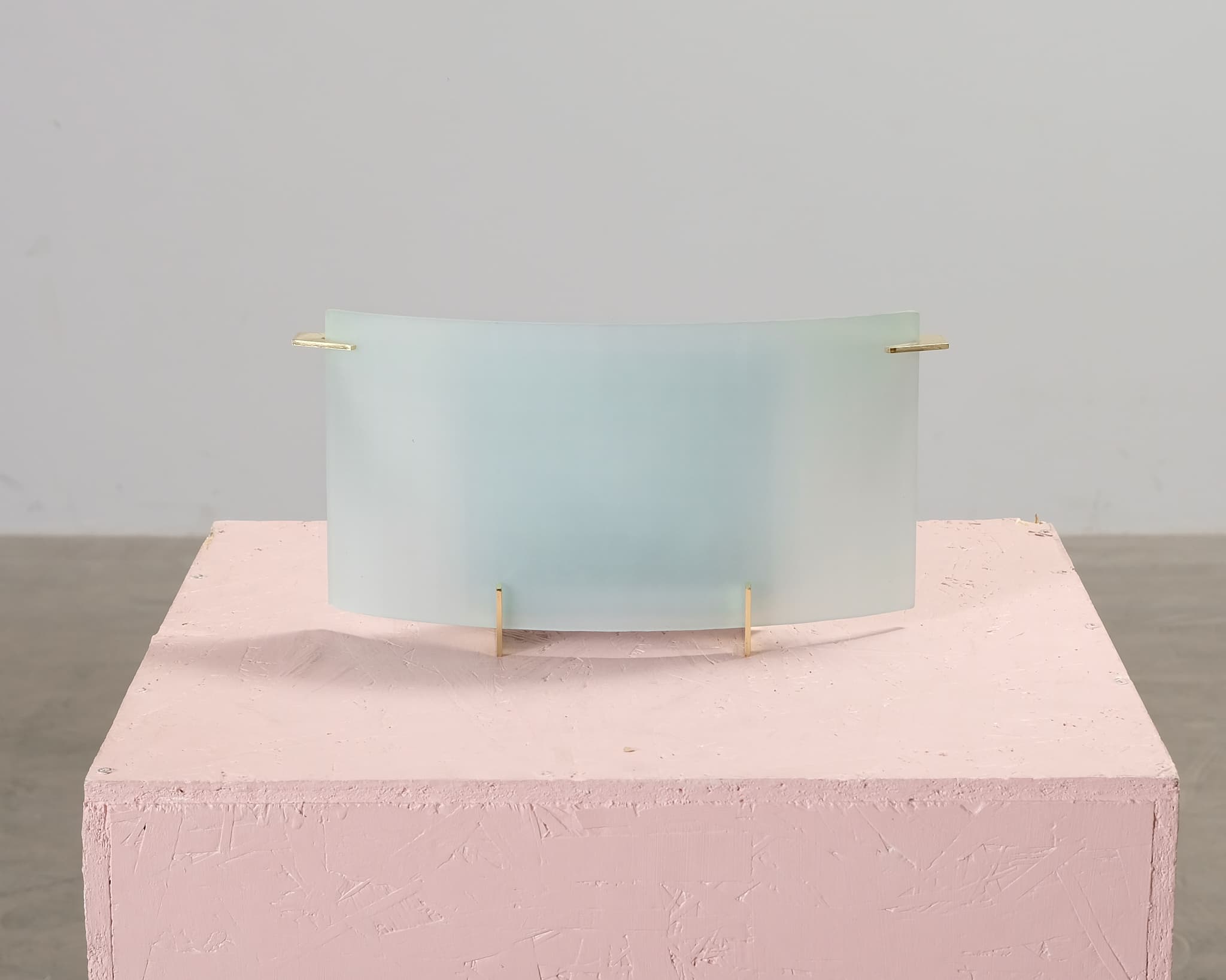 Vägglampa glas / guld