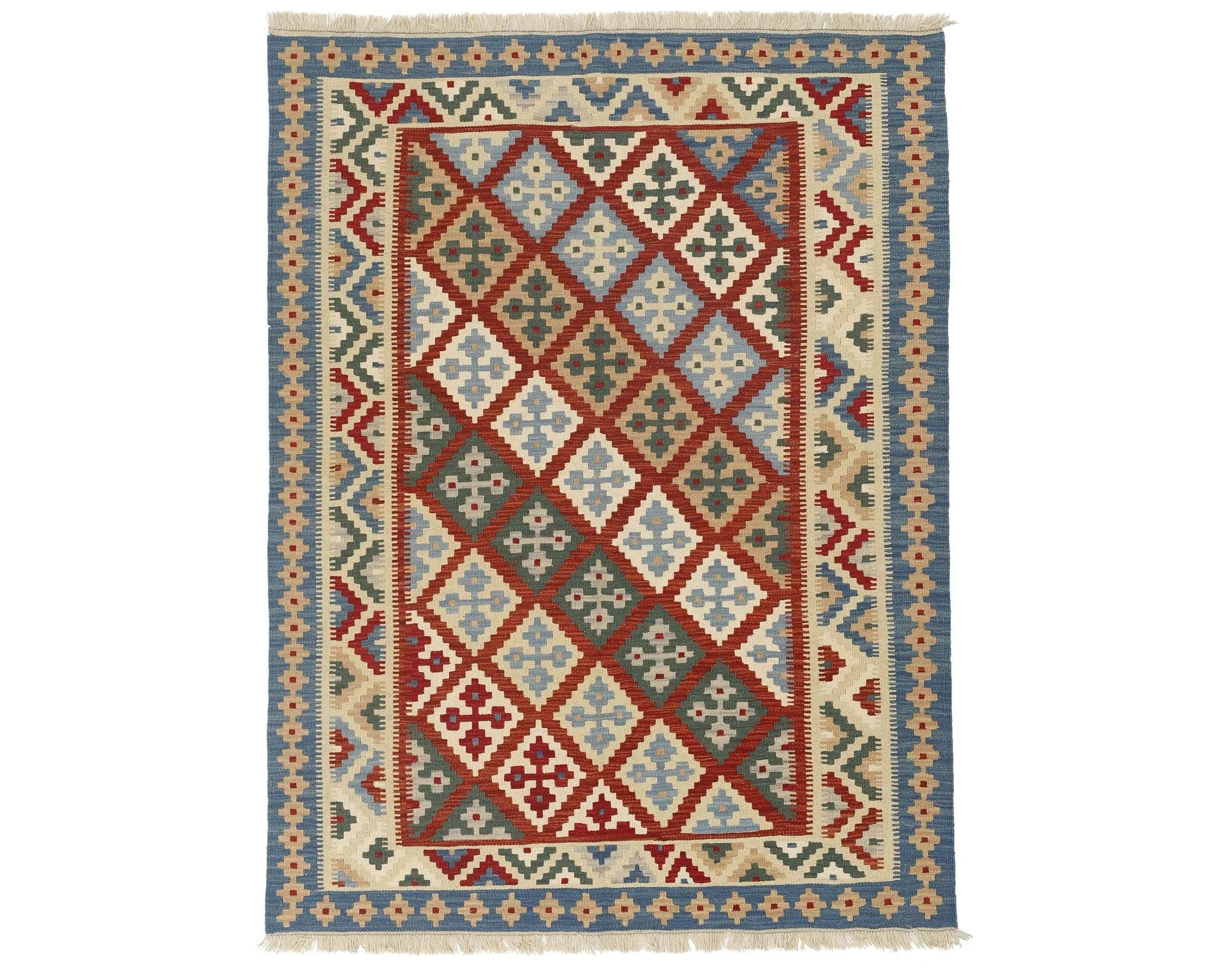 Kelim orientalisk matta beige 153 x 200 cm