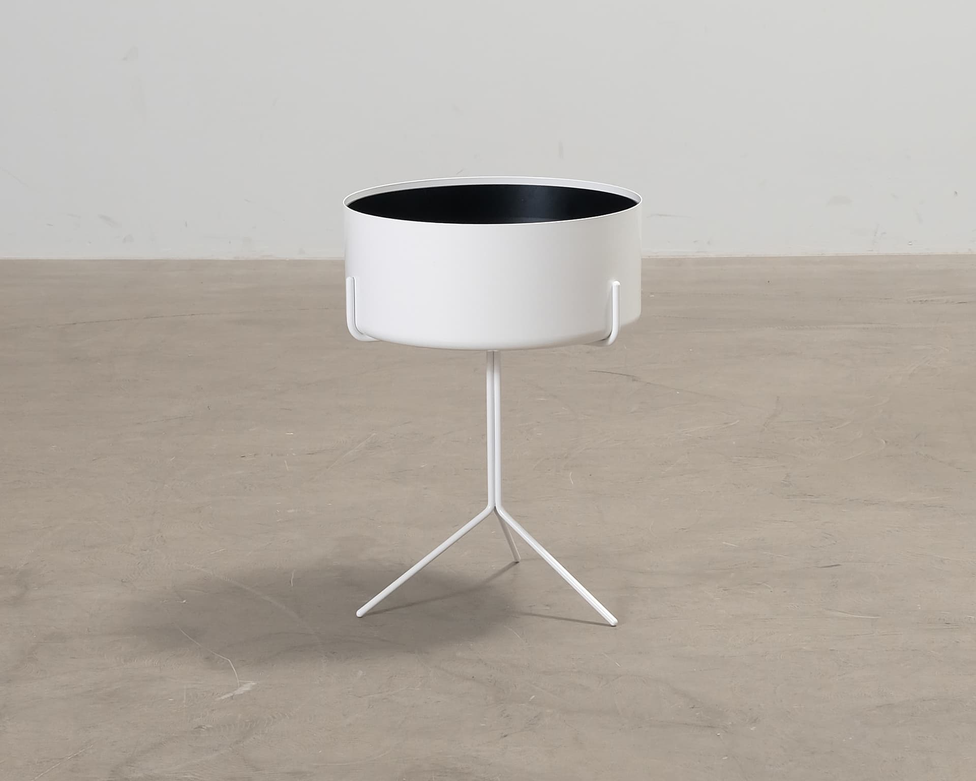 Swedese Drum sidobord vit