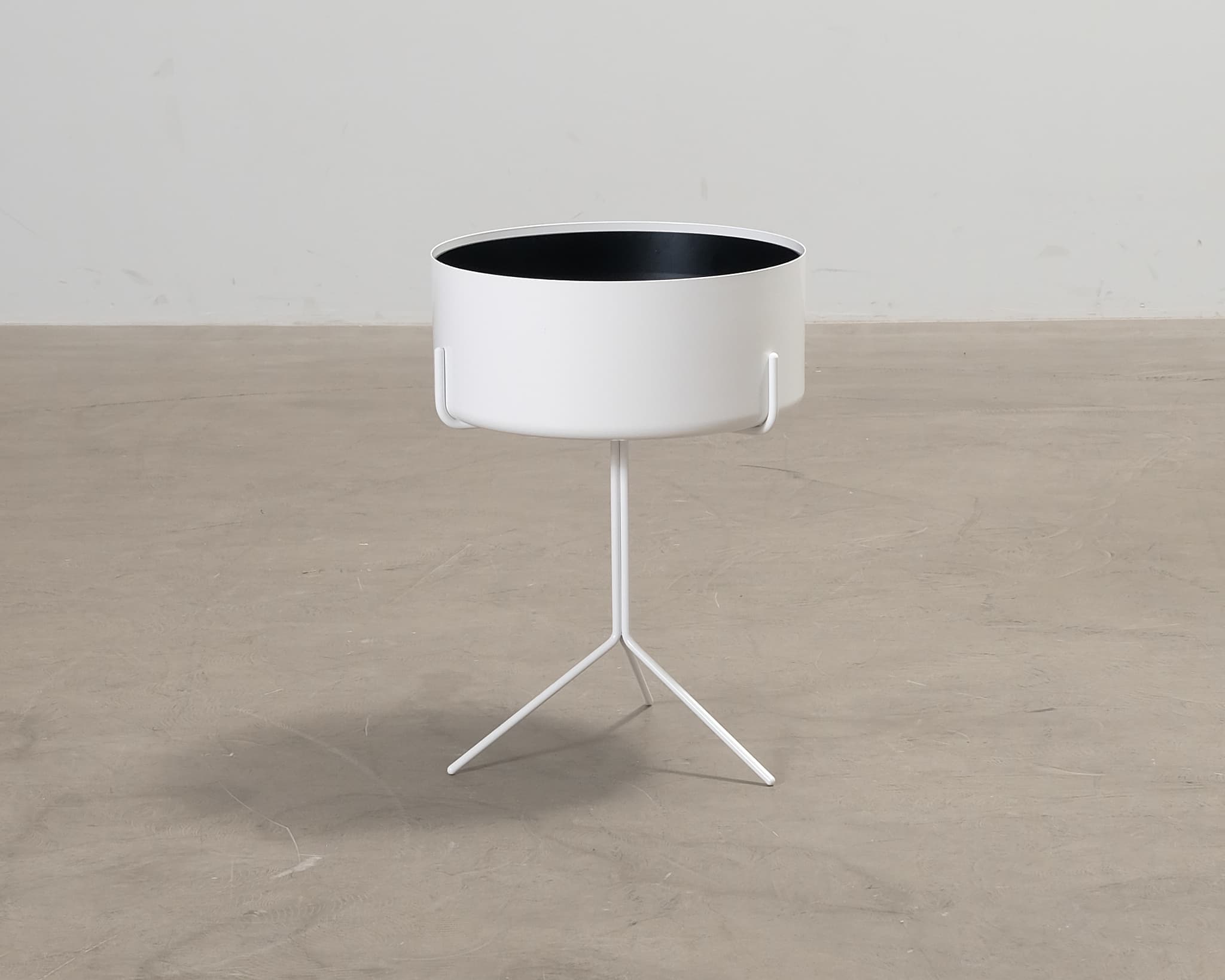 Swedese Drum sidobord vit