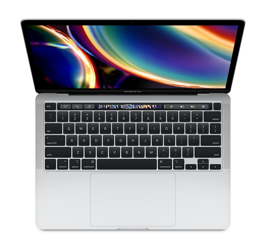 MacBook Pro 13" 4TBT Mid 2020 (Intel Quad-Core i5 2.0 GHz, 16 GB RAM, 1 TB SSD) Silver