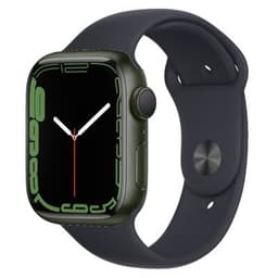 Apple Watch Series 7 GPS Green Aluminium 45mm Black Sport Band - Good