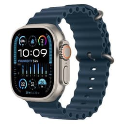 Apple Watch Ultra 2 GPS + Cellular Titanium 49MM Blue Ocean Band - Very Good