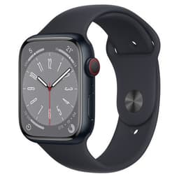 Apple Watch Series 8 GPS + Cellular Midnight Aluminium 41mm Black Sport Band - Good