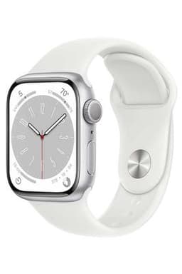 Apple Watch Series 8 GPS Silver Aluminium 45mm White Sport Band - Good