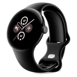 Google Pixel Watch 2 Bluetooth Matte Black Aluminium 41mm Obsidian Active Band - Good