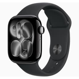 Apple Watch Series 11 GPS Jet Black Aluminium 42mm Black Sport Band - Pristine