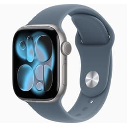 Apple Watch Series 11 LTE Space Grey Aluminium 46mm Anchor Blue Sport Band - Pristine