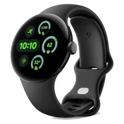 Google Pixel Watch 2 LTE Matte Black Aluminium 41mm Obsidian Active Band Unlocked - Good