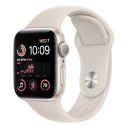 Apple Watch SE (2022) GPS Starlight Aluminium 40mm Starlight Sport Band - Pristine