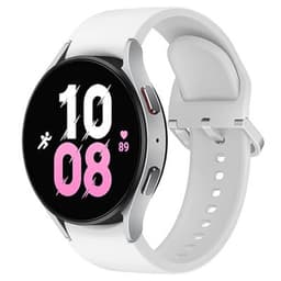 Samsung Galaxy Watch5 Bluetooth Silver 44mm White Sport Band - Very Good