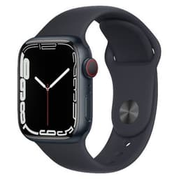 Apple Watch Series 7 GPS + Cellular Midnight Aluminium 45mm Black Sport Band - Very Good