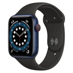 Apple Watch Series 6 GPS + Cellular Blue Aluminium 44mm Black Sport Band - Very Good