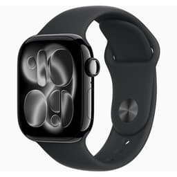 Apple Watch Series 11 GPS Jet Black Aluminium 46mm Black Sport Band - Very Good