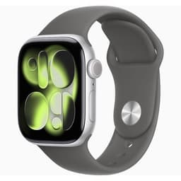 Apple Watch Series 11 LTE Silver Aluminium 42mm Stone Grey Sport Band - Pristine