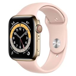 Apple Watch Series 6 GPS + Cellular Gold SS 40mm Pink Sport Band - Very Good