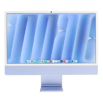 Apple iMac 24" 2024 M4 8-Core CPU 8-Core GPU 16GB 512GB Blue - Very Good