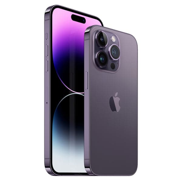 Refurbished iPhone 14 Pro - Deep Purple - 256 GB - Pristine