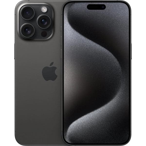 Refurbished iPhone 15 Pro Max - Black Titanium - 256GB - Premium