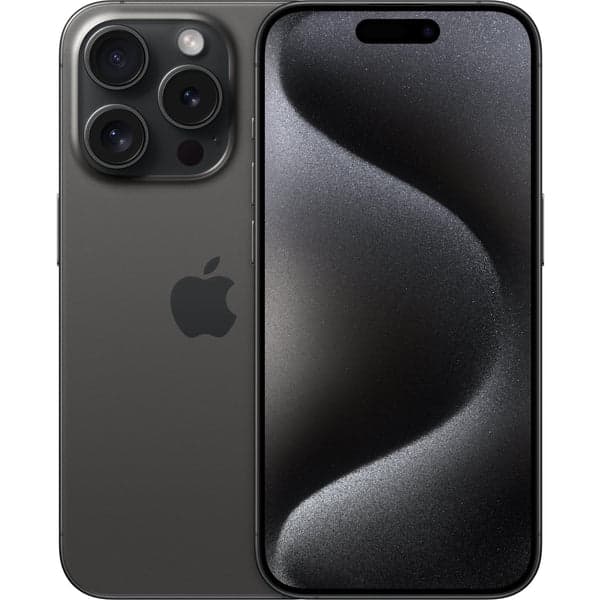 Refurbished iPhone 15 Pro - Black Titanium - 256GB - Pristine