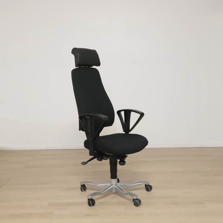 Kontorsstol 6000 Free Float/8000 Sync (Ny klädsel) - Alternativ 1 - Hög patron med nackstöd &amp; armtöd