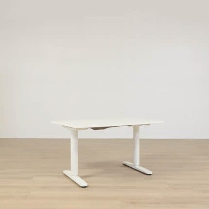 Elektriskt Höj-och sänkbart skrivbord  Bekant - Vit 120 cm