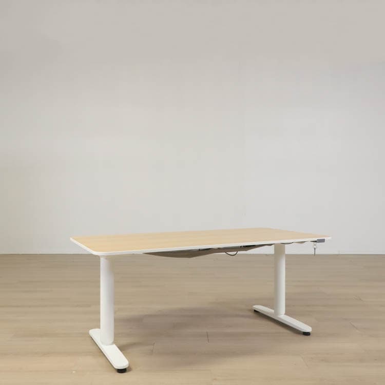 Elektriskt Höj-och sänkbart skrivbord  Bekant - Trä 160 cm