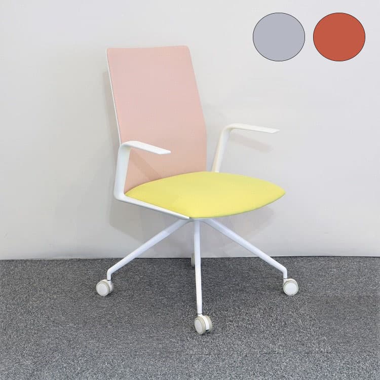 Skrivbordsstol Kinesit Task - Röd/Rosa