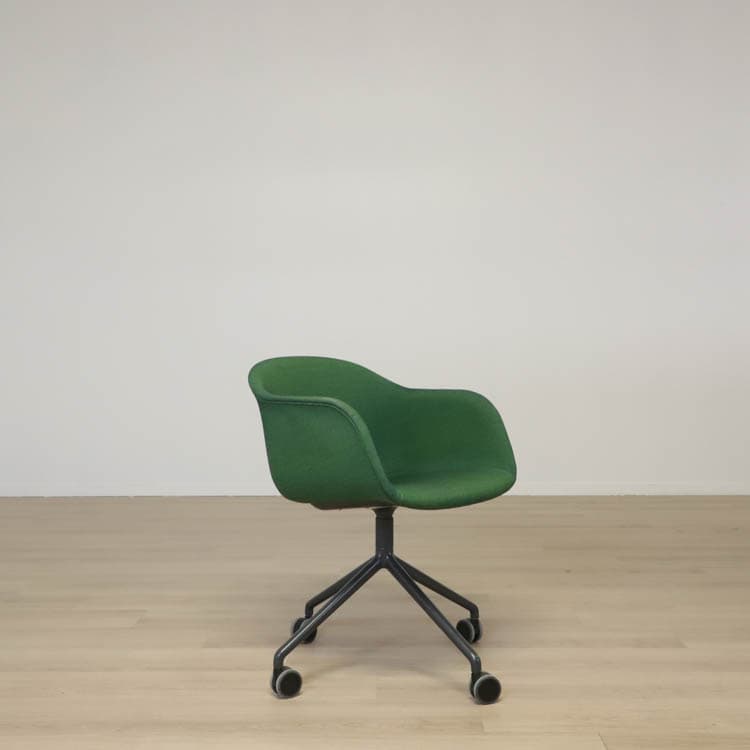 Konferensstol Fiber Armchair Swivel Base - Grön