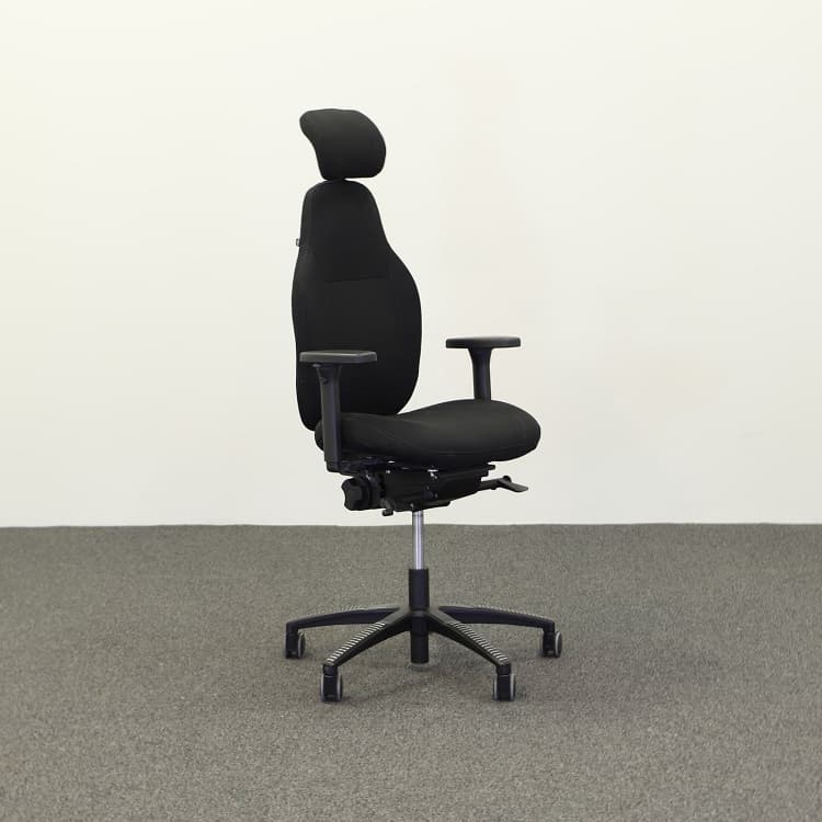 Kontorsstol Anna - Svart fot utan armstöd