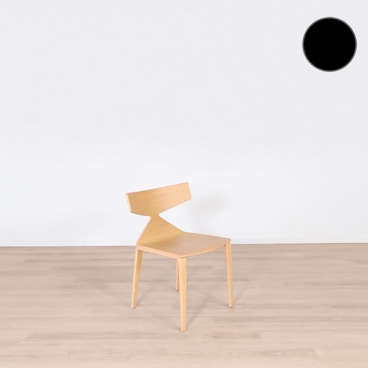 Stol Saya 4 Wood Legs  - Röd