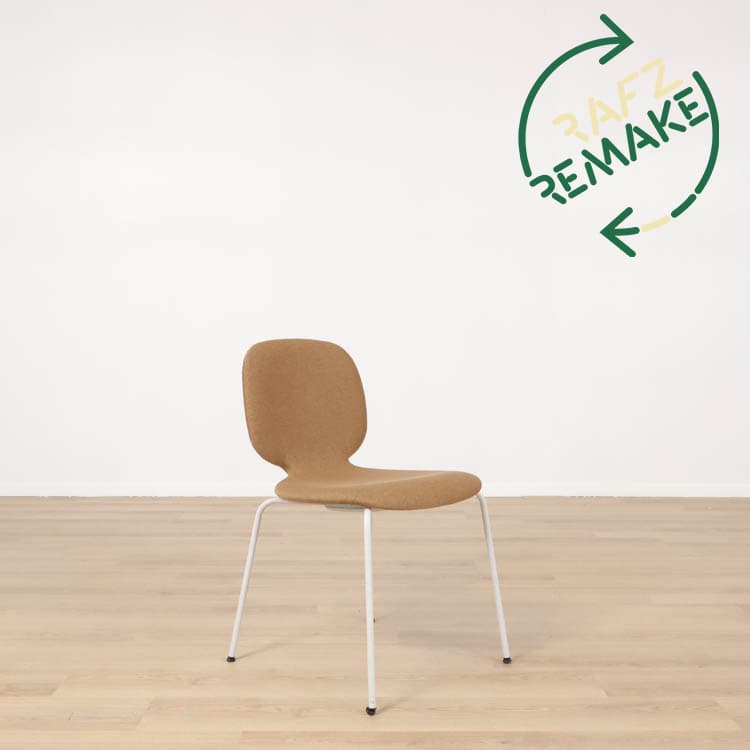 Stol ALIS R/4L  - Brun/Beige (Ny klädsel)