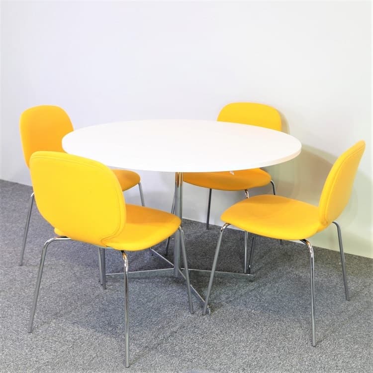 Stol ALIS R/4L - Röd-Orange